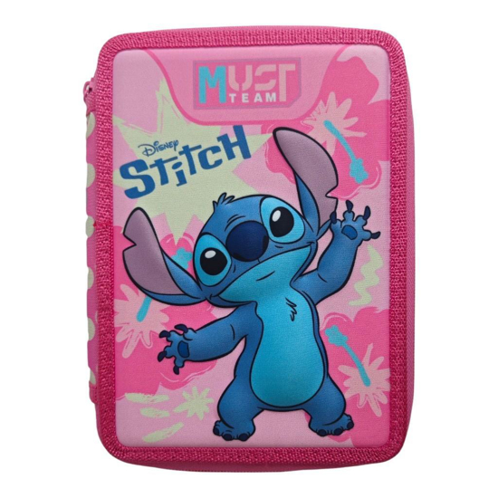 Слика на Несесер, Полн, 2Прегради, 15*5*21, Disney Stitch, Diakakis, Must, 565997, Розева