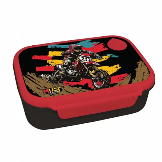 Слика на Кутија за ужина, 800мл, 18*14*6цм, Bike, Diakakis, Must, 587722, Црна