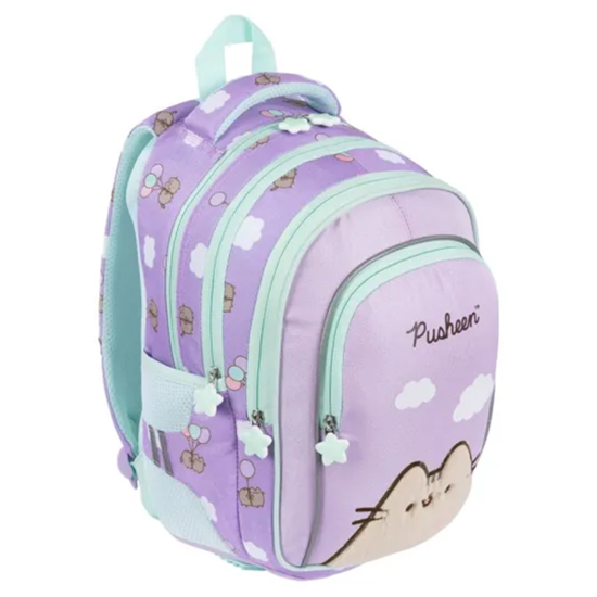 Слика на Ранец, 4 Прегради, Pusheen Violet, 40*28*18, Mjw, TO-PLS-2681-XXX-PUSH-PC, 2681