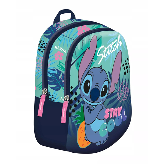 Слика на Ранец, 2 Прег, Stitch Stay Cool, 29*22*9, Mjw,Bambino, TO-PLS-6733-XXX-STIT-DI