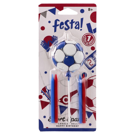 Слика на Роденденска свеќа, Топка, Фудбал, Statovac, Sport Sparks, 708045, Микс