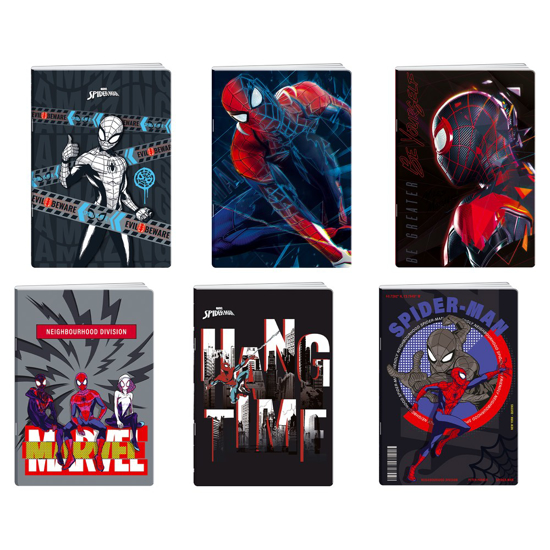 Слика на Тетратка, А5, 50 Лист., Бланко, UV лак, Spider-Man, Statovac, Premium 50, 326249