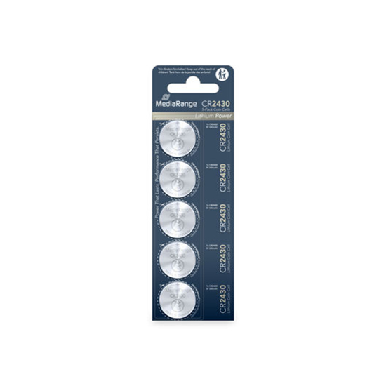 Слика на Батерии, Сет 1/5, Media range, CR2430/3V, MRBAT137