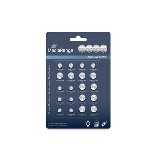 Слика на Батерии, Сет 1/20 AG3,AG4,AG10,AG13, Media Range, MRBAT119