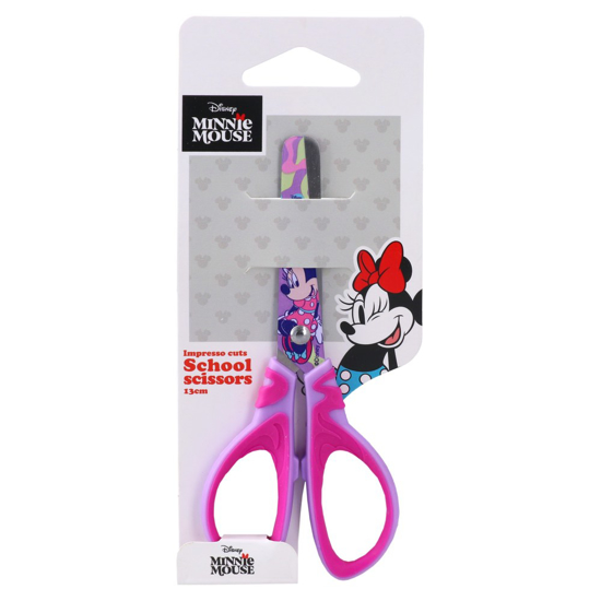 Слика на Ножици, Детски, Во блистер, 13цм, Minnie Mouse, Impreso cuts, 318123