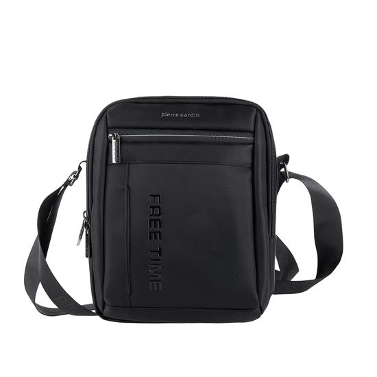 Слика на Торбичка, За на рамо, Машки, 23*28*8цм, Pierre Cardin, 8134 alan06, Црна