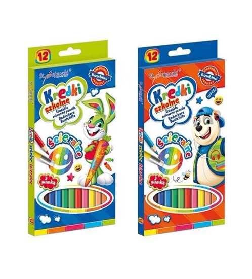 Слика на Боици, Дрвени, Сет 1/12, Со Гума, Mjw, Bambino, TO-KXX-8665-XXX-STAN-ST, Микс