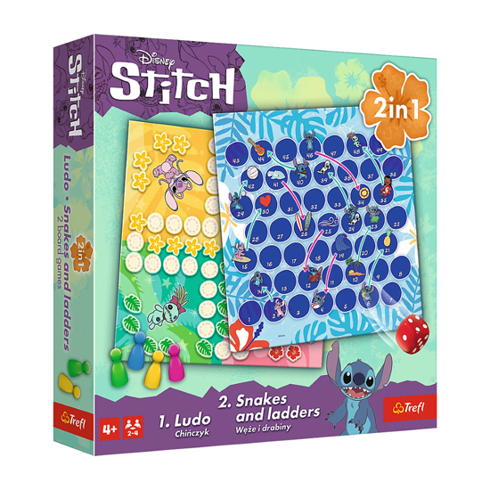 Слика на Друштвена Игра, Lilo&Stitch, Trefl, Game 2 in 1, 02656