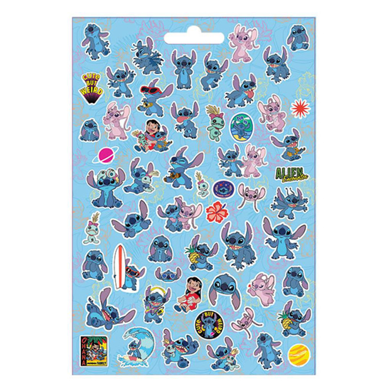 Слика на Налепници, 1/300 парчиња, 14,5*21,5цм, Diakakis , Lilo&Stitch, 000564546