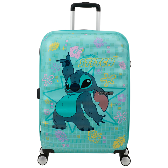 Слика на Куфер, 4 Тркала, Stitch, American Tourister, Disney,152581/А721,47*67*26цм