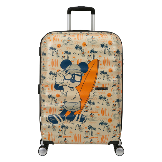 Слика на Куфер,4 Тркала, Тврда,Mickey,47*67*26,American Tourister,Wavebreaker,152581/A784